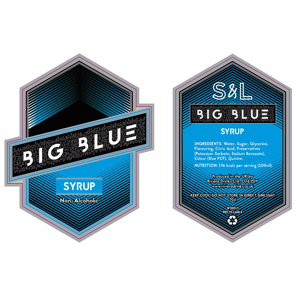Big Blue Slug Label