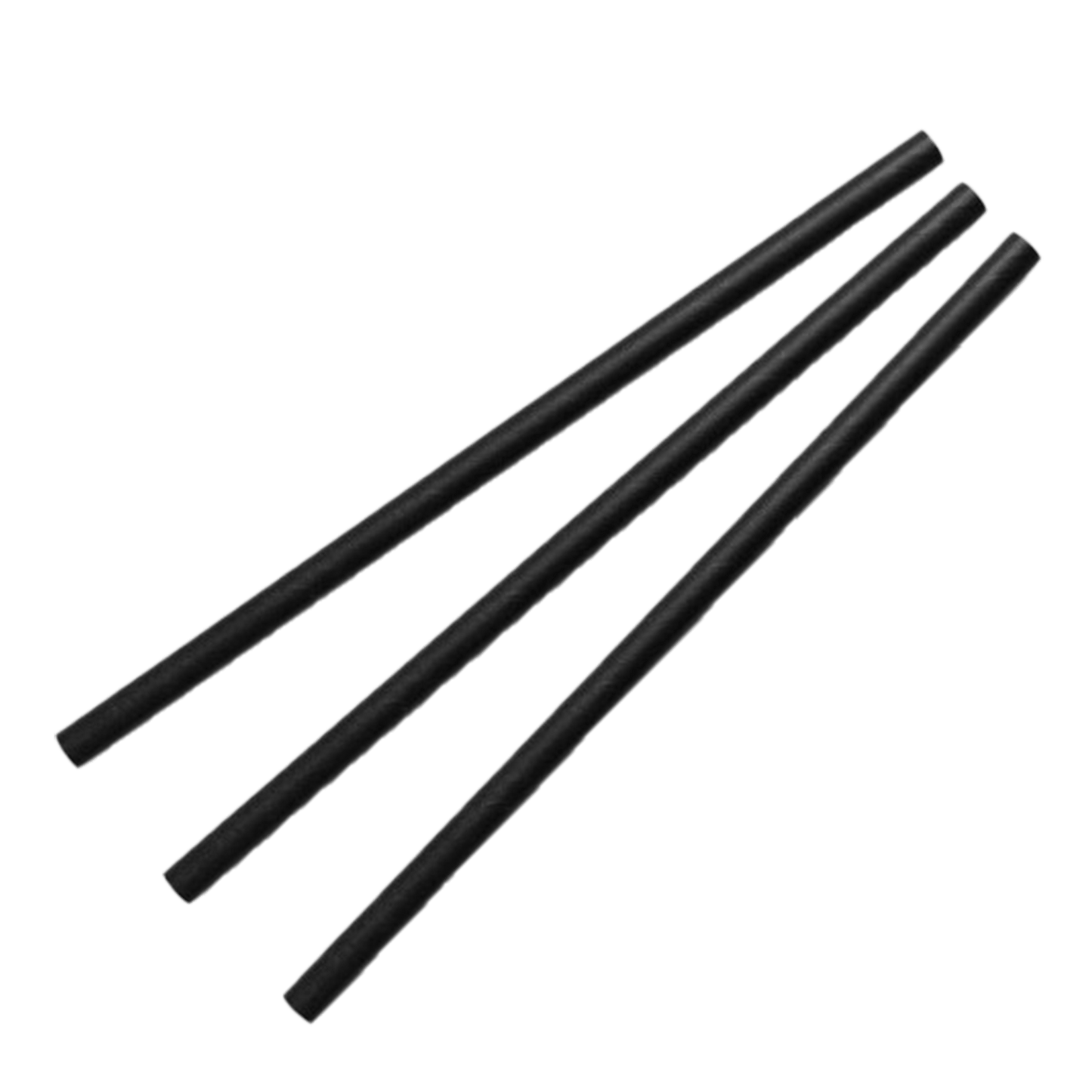 Black Cocktail Straw
