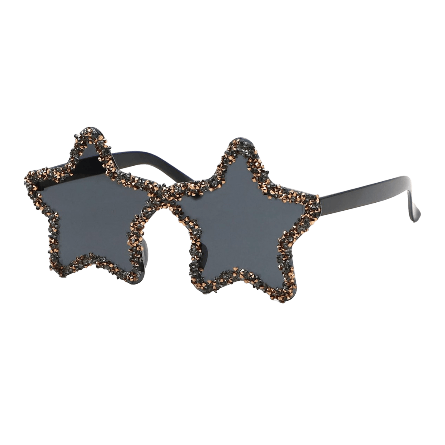 Black Rhinestone Sunglasses