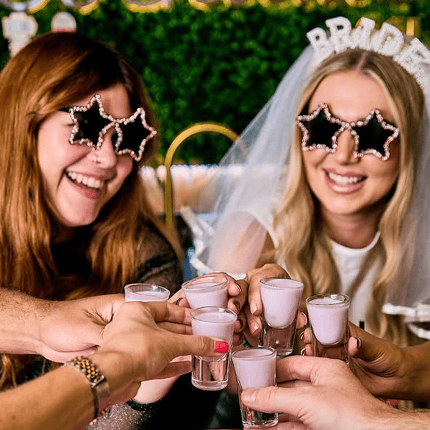 Black Rhinestone Sunglasses