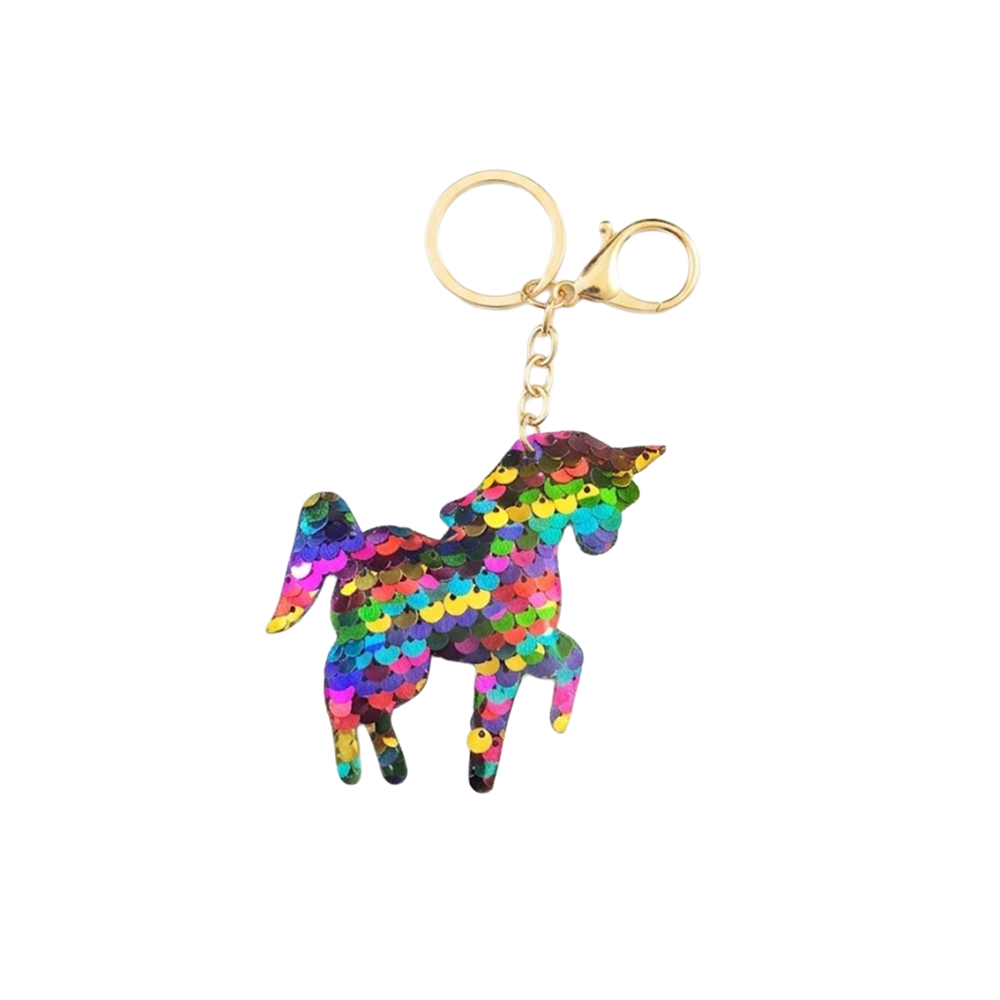 Glitter Pony Keyring