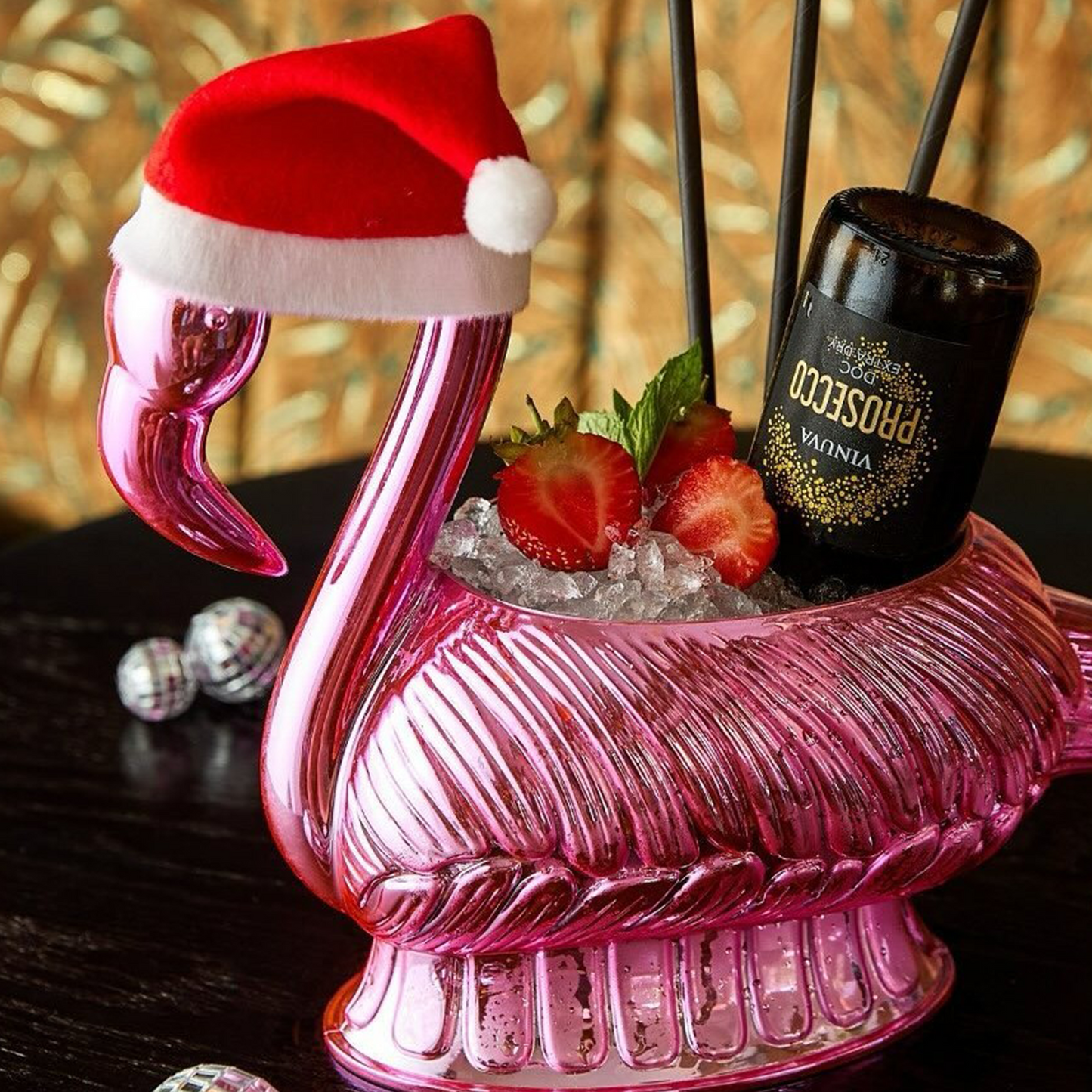 Mini Santa Hat for Flamingo