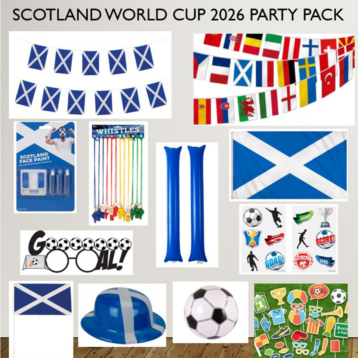 Scotland World Cup Party Pack