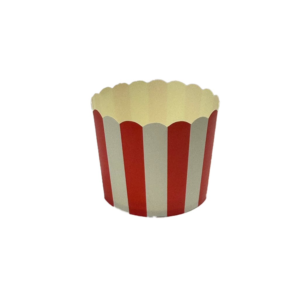 Red and White Strip Mini Cups