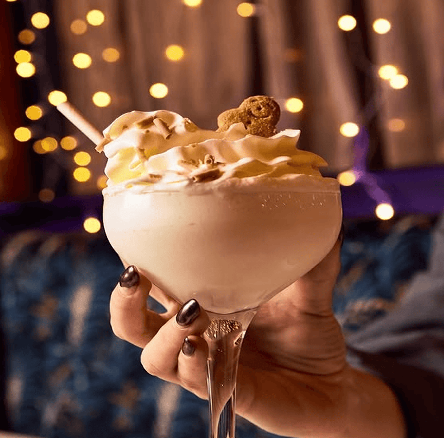 White Cocktail Straw