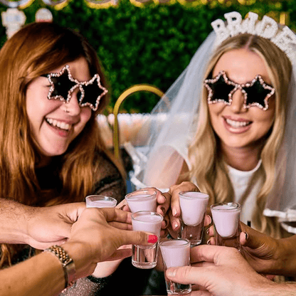 Black Rhinestone Sunglasses