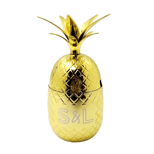 Gold S & L Pineapple Vessel