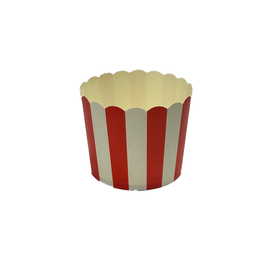 Red and White Strip Mini Cups